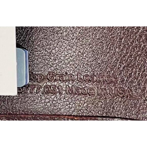 Vtg Franklin Covey Brown Full Grain Leather Planner 6 Ring Binder Rare - Picture 12 of 12